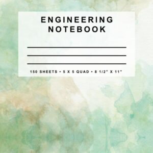 Engineering Notebook: Watercolor Series (Earth)