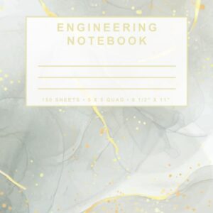 Engineering Notebook: Marble Series (Gray)