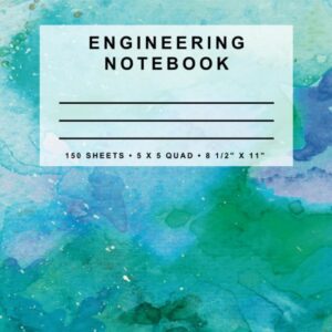 Engineering Notebook: Watercolor Series (Water)