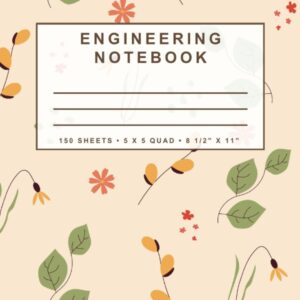 Engineering Notebook: Floral Series (No. 2)