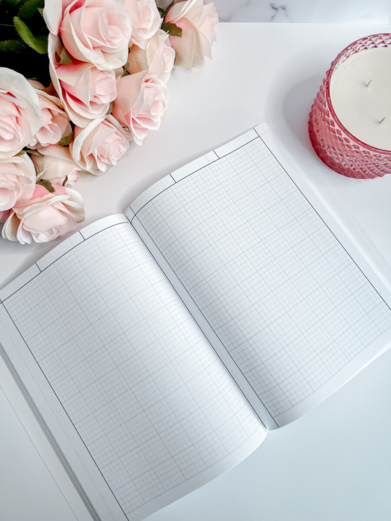 Interior grid pages of the Student engineering notebook for diagrams and calculations